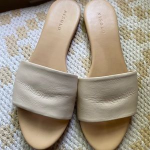 Nisolo Isla Slides in Bone